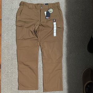 5.11 Tactical Brown Cargo Pants Durable Cotton Blend